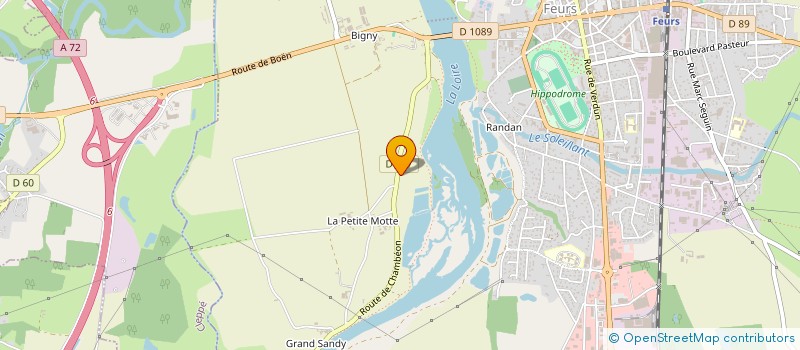 localisation de l'entreprise MADAME GINETTE VIAL à FEURS
