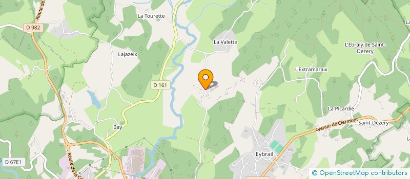 localisation de l'entreprise MADAME GINETTE VIALLEMONTEIL  USSEL