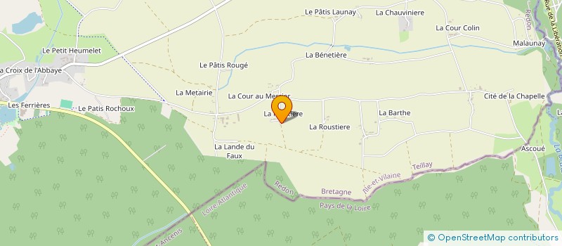 localisation de l'entreprise MADAME GINETTE VIGNERON à TEILLAY