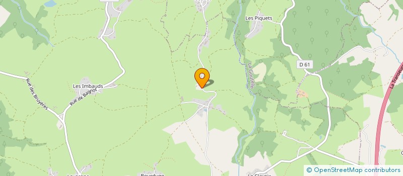 localisation de l'entreprise MADAME GINETTE VILLEBESSEIX  CISTERNES-LA-FORET