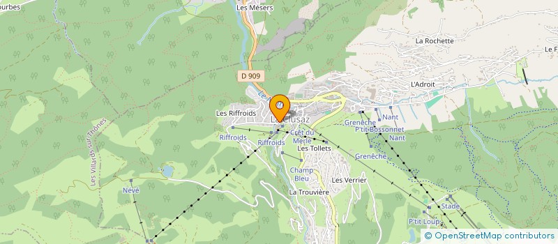 localisation de l'entreprise MADAME GINETTE VITTOZ à LA CLUSAZ