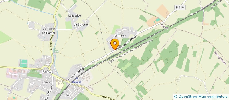 localisation de l'entreprise MADAME GINETTE YOBOUET  BREVAL