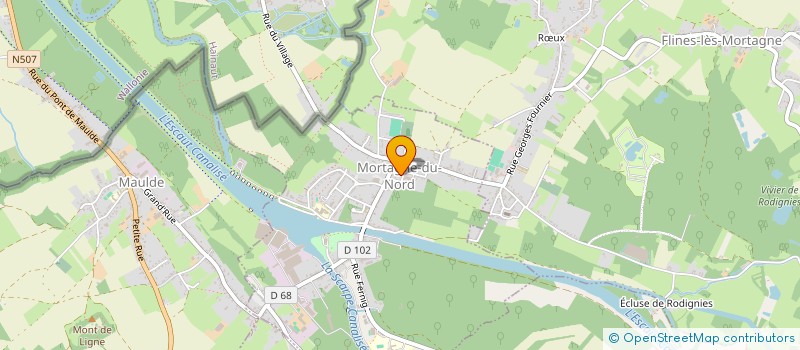 localisation de l'entreprise MADAME GINGER DUMAZY  MORTAGNE-DU-NORD