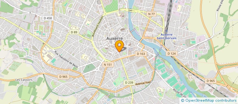 localisation de l'entreprise MADAME GINGER GOUSSOT à AUXERRE