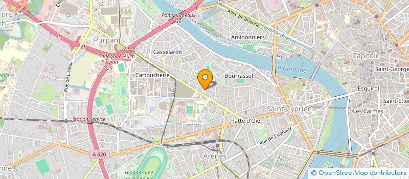 localisation de l'entreprise MADAME GINO QUESNOT à TOULOUSE