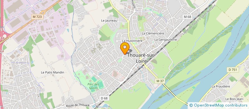 localisation de l'entreprise MADAME GIOIA PICAUT  THOUARE-SUR-LOIRE