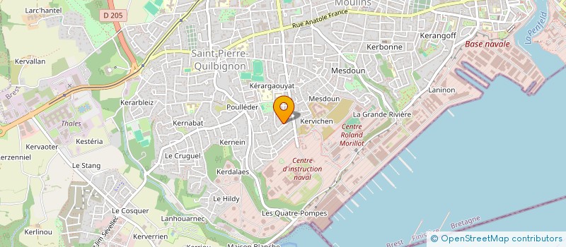 localisation de l'entreprise MADAME GIORGIA MANCINI à BREST