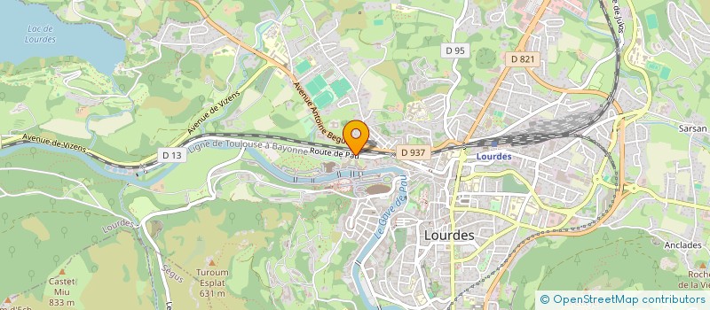 localisation de l'entreprise MADAME GIORGIA PERATO  LOURDES