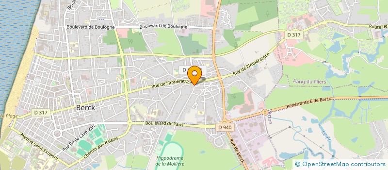 localisation de l'entreprise MADAME GIOVANNA BOUTHORS  BERCK