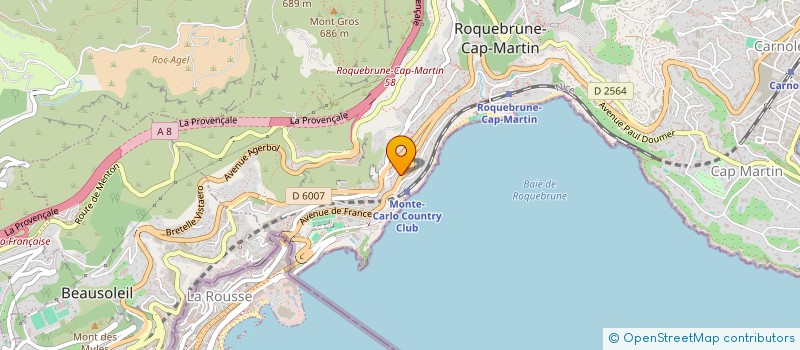 localisation de l'entreprise MADAME GIOVANNA COZZI à ROQUEBRUNE-CAP-MARTIN