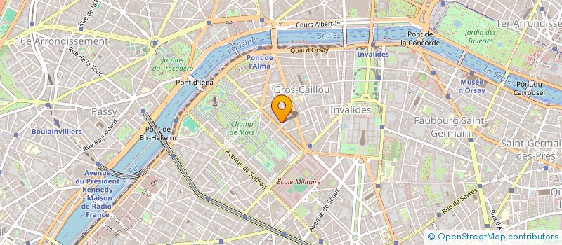 localisation de l'entreprise MADAME GIOVANNA HENDEL  PARIS