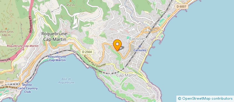localisation de l'entreprise MADAME GIOVANNA MACRI à ROQUEBRUNE-CAP-MARTIN