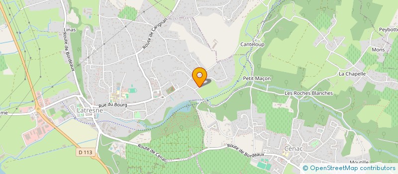 localisation de l'entreprise MADAME GIOVANNA MAILLARD-LOPEZ  LATRESNE