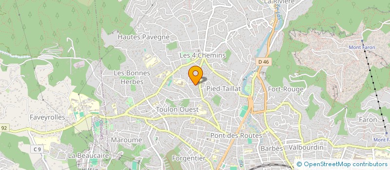 localisation de l'entreprise MADAME GIOVANNA MONTANO AGOP  TOULON