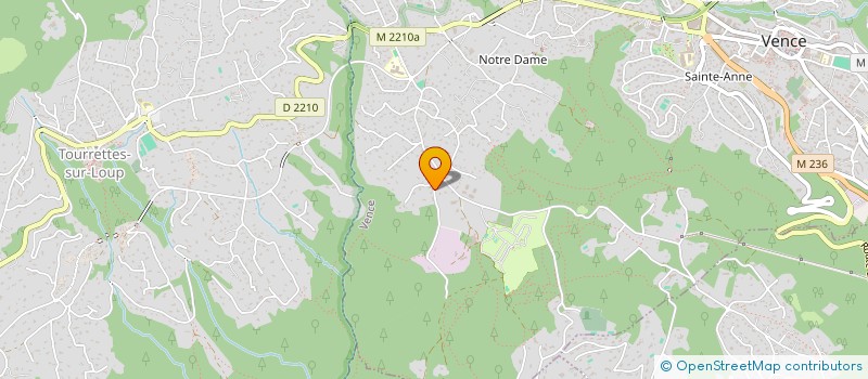 localisation de l'entreprise MADAME GIOVANNA MUSSO  VENCE