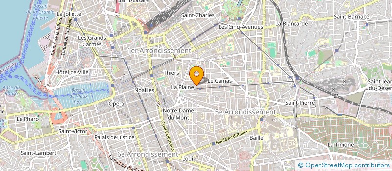 localisation de l'entreprise MADAME GIOVANNA PALLOTTINI à MARSEILLE
