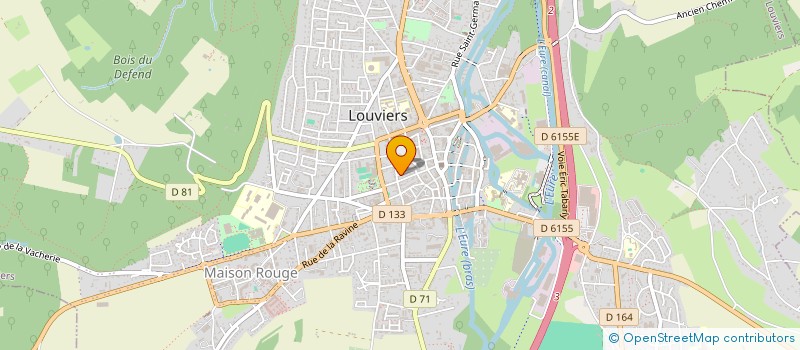 localisation de l'entreprise MADAME GIOVANNA SANTORO à LOUVIERS