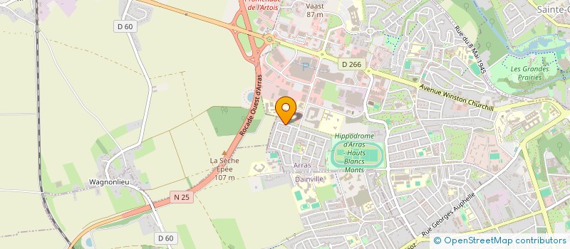 localisation de l'entreprise MADAME GIOVANNA TOURNEMINE à ARRAS