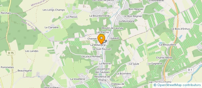 localisation de l'entreprise MADAME GIOVANNA VENTOLINI  POCE-SUR-CISSE