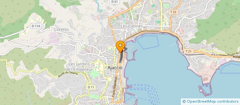 localisation de l'entreprise MADAME GIOVANNA VOLPI à AJACCIO