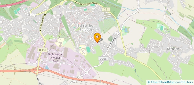 localisation de l'entreprise MADAME GIOVANNI COSSU  BEHREN-LES-FORBACH