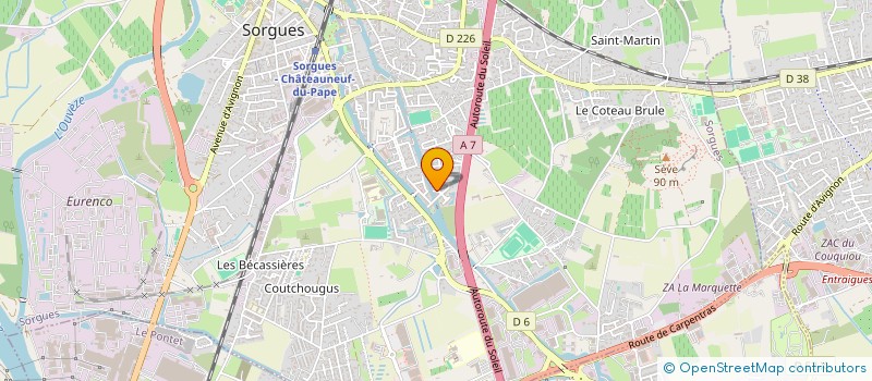 localisation de l'entreprise MADAME GIPSY BOUTELOU  SORGUES