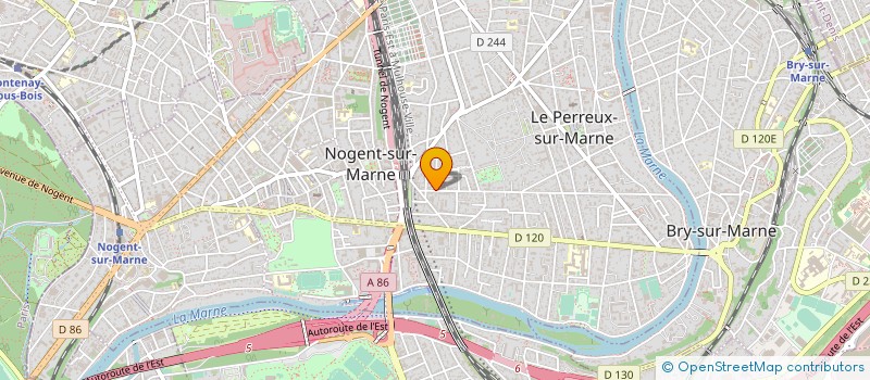localisation de l'entreprise MADAME GISEL VALLS ONTANON à LE PERREUX-SUR-MARNE