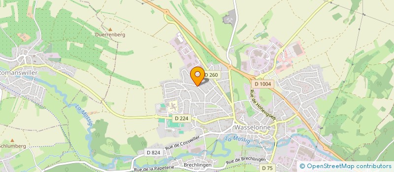 localisation de l'entreprise MADAME GISELA ALSCHER à WASSELONNE