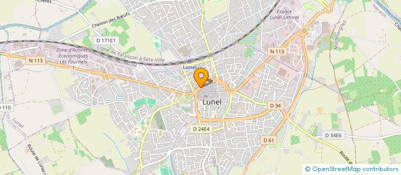 localisation de l'entreprise MADAME GISELA ALVARADO LOPEZ  LUNEL