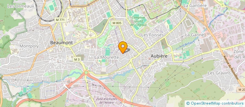 localisation de l'entreprise MADAME GISELA BARTHELMES à AUBIERE