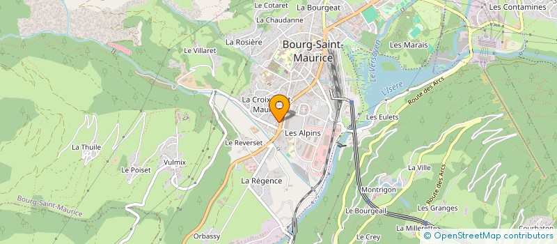 localisation de l'entreprise MADAME GISELA DOS SANTOS SEGURO  BOURG-SAINT-MAURICE