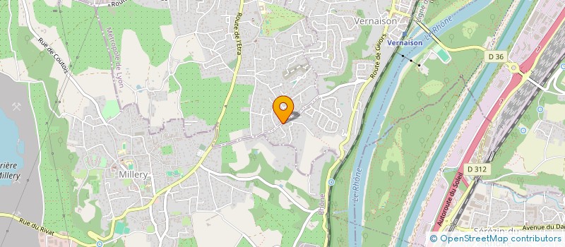 localisation de l'entreprise MADAME GISELA GUTIERREZ GONZALES  VERNAISON