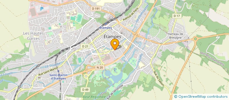 localisation de l'entreprise MADAME GISELA LOPES à ETAMPES