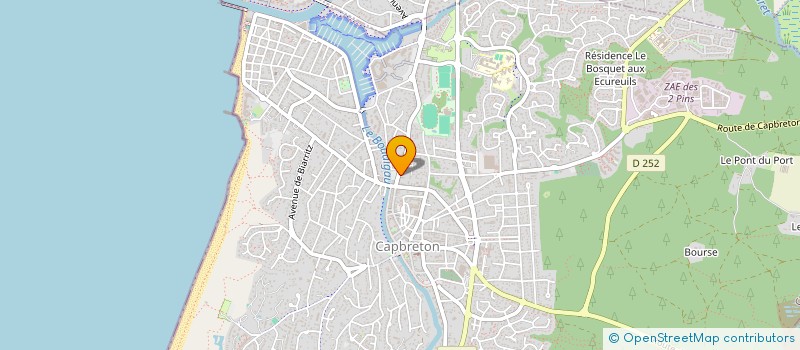 localisation de l'entreprise MADAME GISELA RODRIGUES MARQUES  CAPBRETON