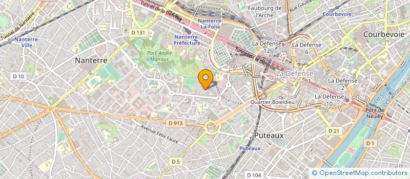 localisation de l'entreprise MADAME GISELE ABECERA  NANTERRE