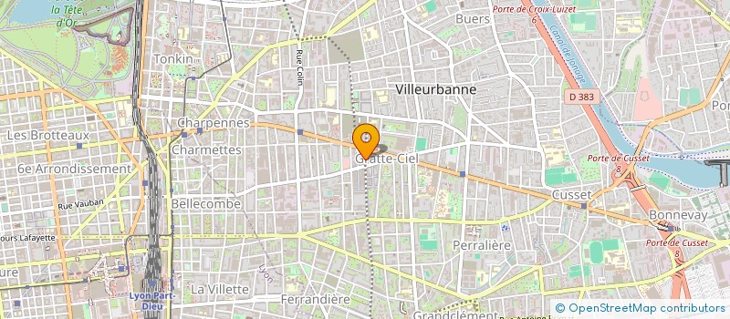 localisation de l'entreprise MADAME GISELE ADAMO à VILLEURBANNE