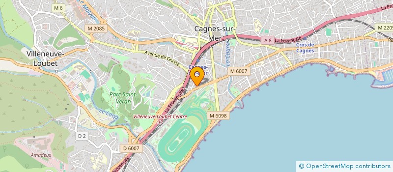 localisation de l'entreprise MADAME GISELE AMBROGIO  CAGNES-SUR-MER