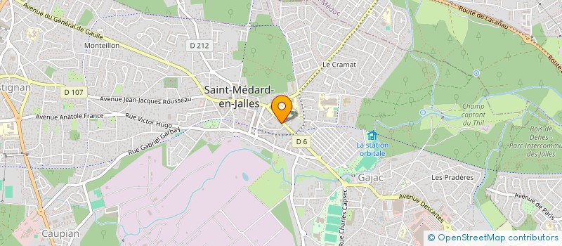 localisation de l'entreprise MADAME GISELE ANDRIEU  SAINT-MEDARD-EN-JALLES