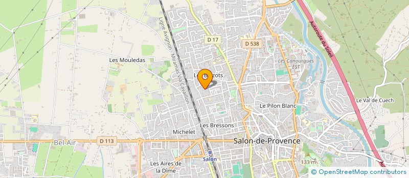 localisation de l'entreprise MADAME GISELE ARGELES  SALON-DE-PROVENCE