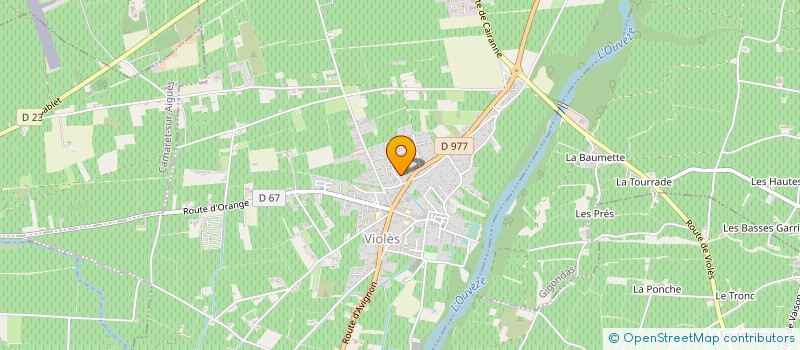 localisation de l'entreprise MADAME GISELE ARNOUX  VIOLES