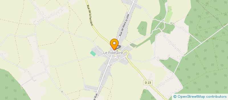 localisation de l'entreprise MADAME GISELE AUBERT  LE FIDELAIRE