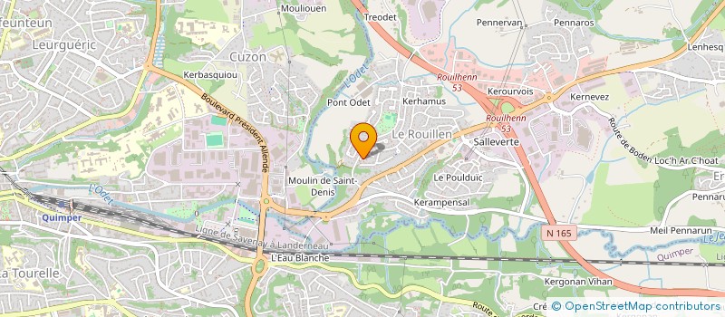 localisation de l'entreprise MADAME GISELE AUFFRED  ERGUE-GABERIC