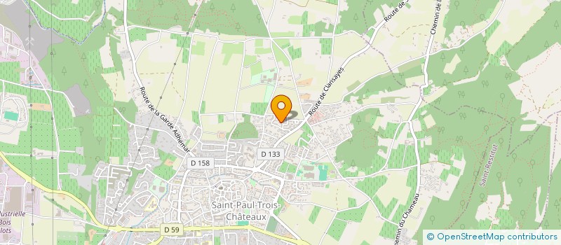localisation de l'entreprise MADAME GISELE AUGE à SAINT-PAUL-TROIS-CHATEAUX
