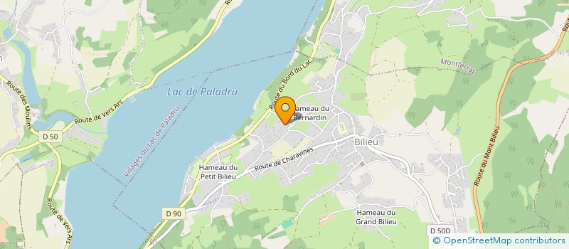 localisation de l'entreprise MADAME GISELE AUTOMNE  BILIEU