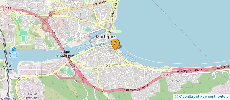 localisation de l'entreprise MADAME GISELE BEGEORGES à MARTIGUES