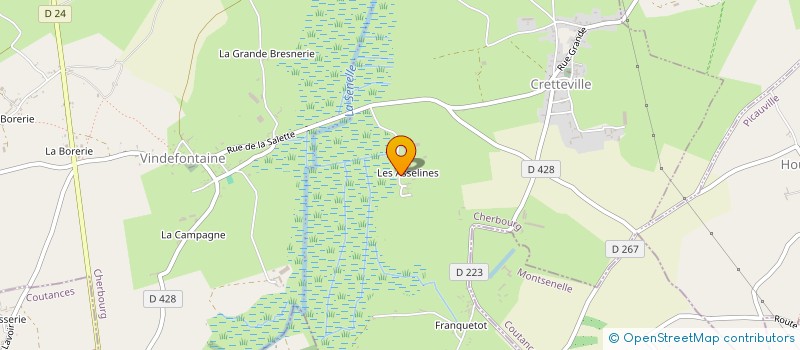 localisation de l'entreprise MADAME GISELE BELHACHE  MONTSENELLE