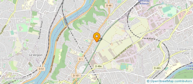 localisation de l'entreprise MADAME GISELE BENSAID  SATHONAY-CAMP