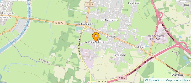 localisation de l'entreprise MADAME GISELE BERGER à REPLONGES