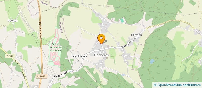 localisation de l'entreprise MADAME GISELE BERNADETTE PRIMEVERT  FLACHERES