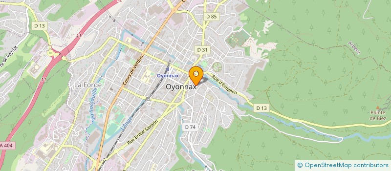 localisation de l'entreprise MADAME GISELE BERTHIER à OYONNAX